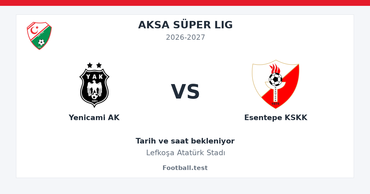 Yenicami AK - Esentepe KSKK paylaşım kartı