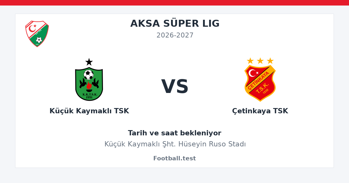 Küçük Kaymaklı TSK - Çetinkaya TSK paylaşım kartı