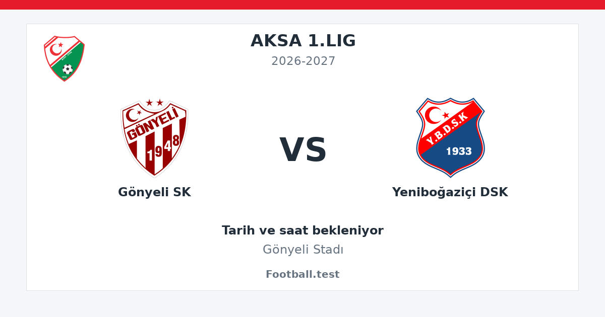 Gönyeli SK - Yeniboğaziçi DSK paylaşım kartı