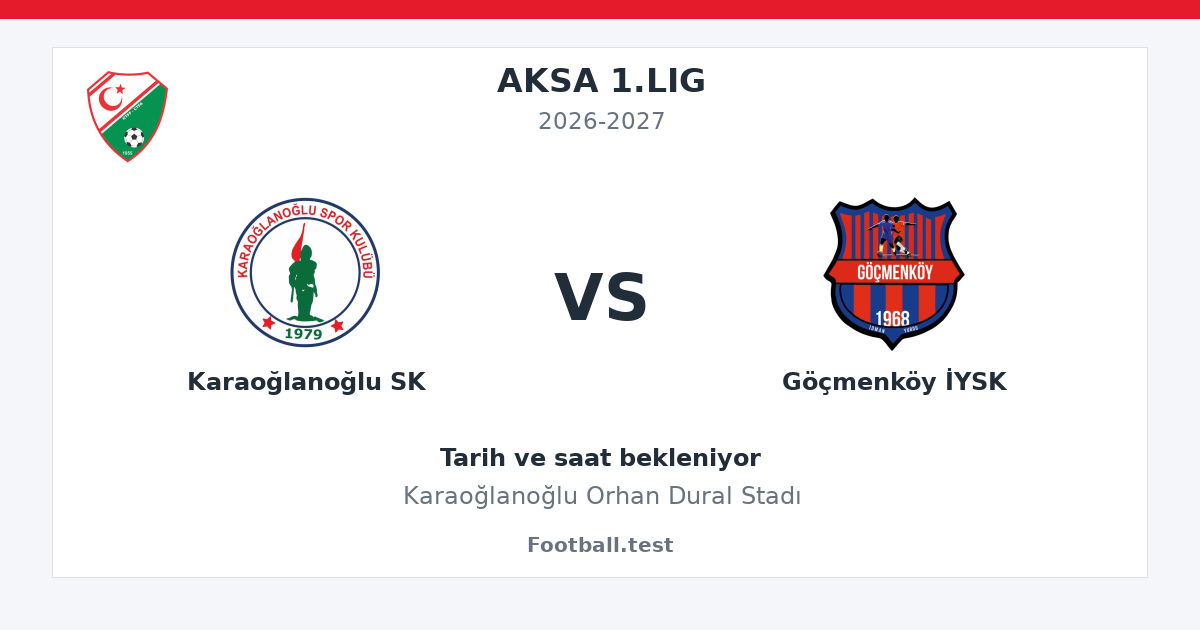 Karaoğlanoğlu SK - Göçmenköy İYSK paylaşım kartı
