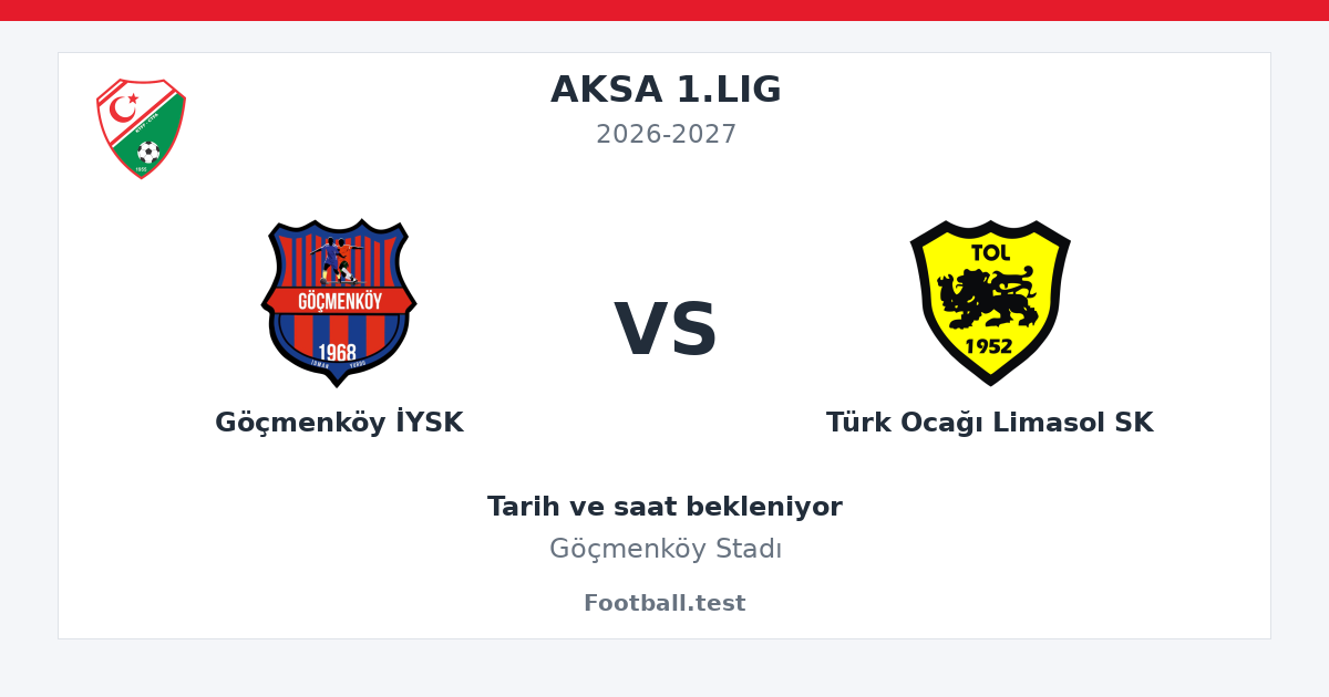 Göçmenköy İYSK - Türk Ocağı Limasol SK paylaşım kartı