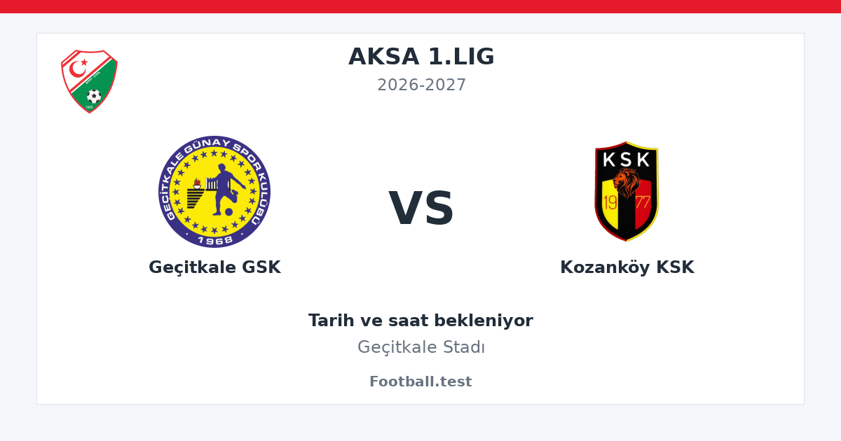Geçitkale GSK - Kozanköy KSK paylaşım kartı