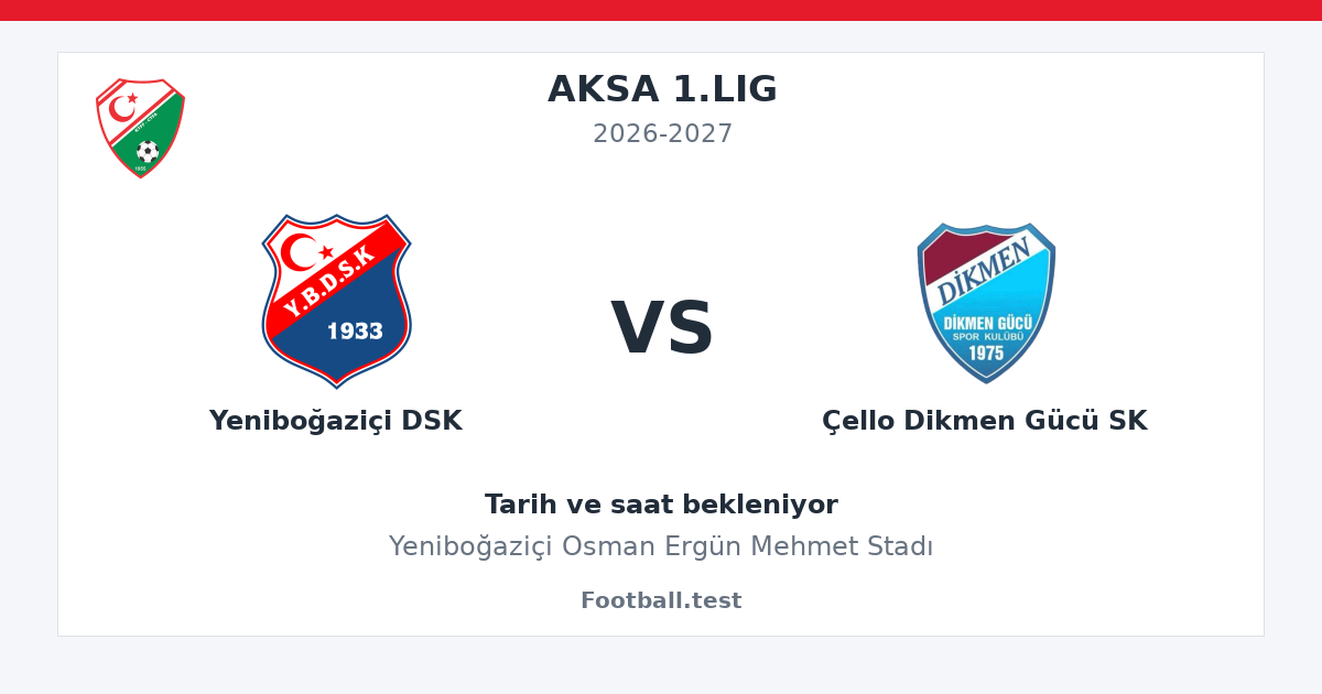 Yeniboğaziçi DSK - Çello Dikmen Gücü SK paylaşım kartı