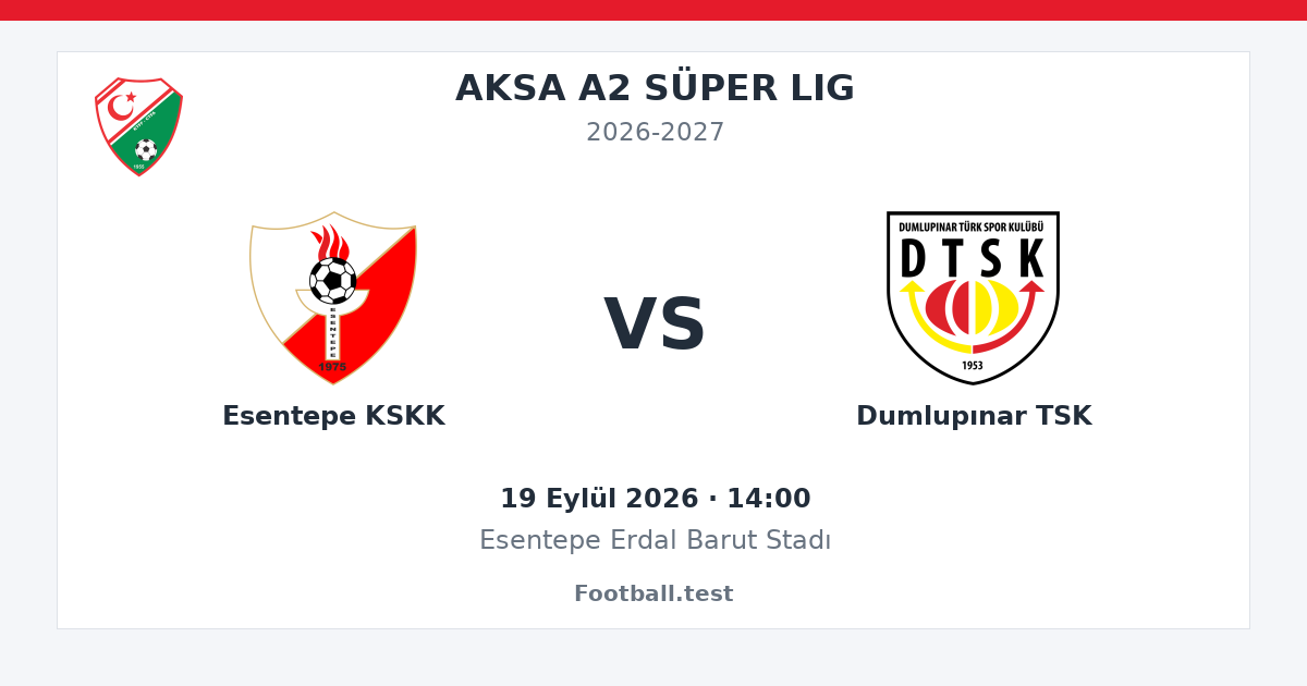 Esentepe KSKK - Dumlupınar TSK paylaşım kartı