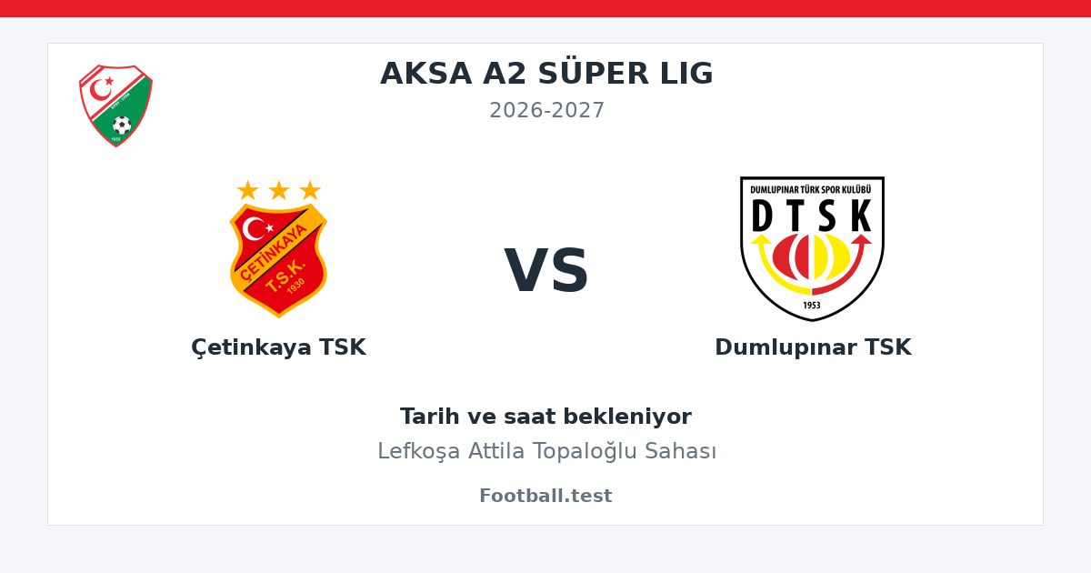 Çetinkaya TSK - Dumlupınar TSK paylaşım kartı