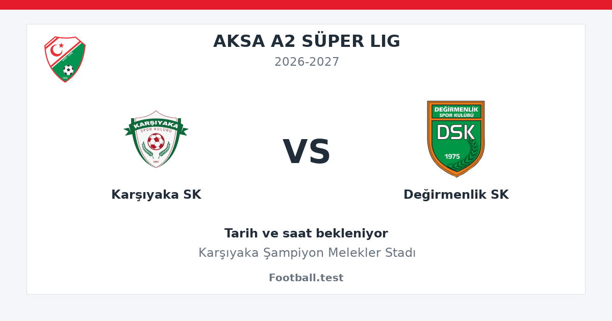 Karşıyaka SK - Değirmenlik SK paylaşım kartı