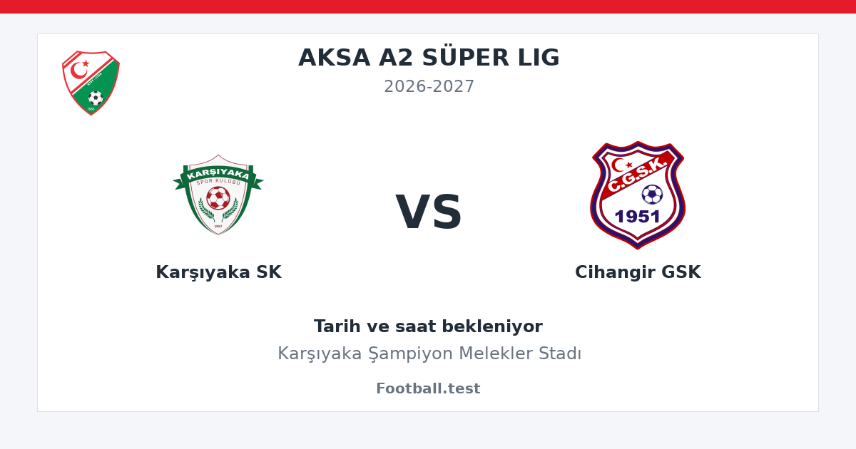 Karşıyaka SK - Cihangir GSK paylaşım kartı