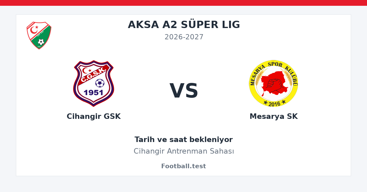 Cihangir GSK - Mesarya SK paylaşım kartı
