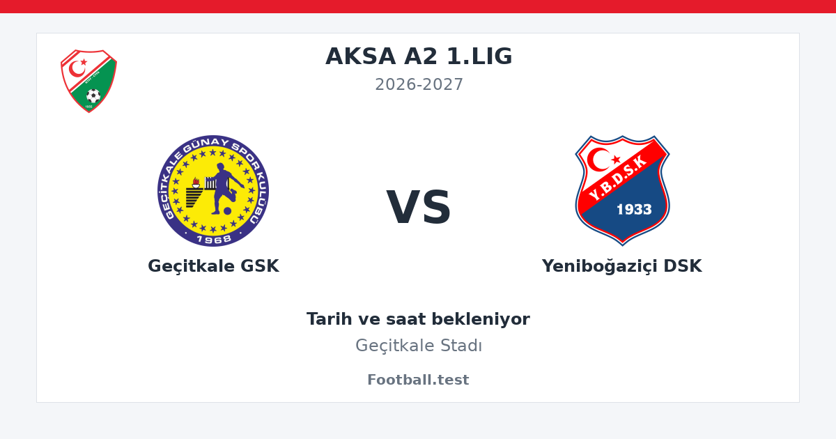 Geçitkale GSK - Yeniboğaziçi DSK paylaşım kartı