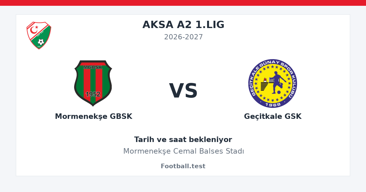 Mormenekşe GBSK - Geçitkale GSK paylaşım kartı