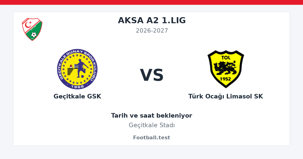 Geçitkale GSK - Türk Ocağı Limasol SK paylaşım kartı