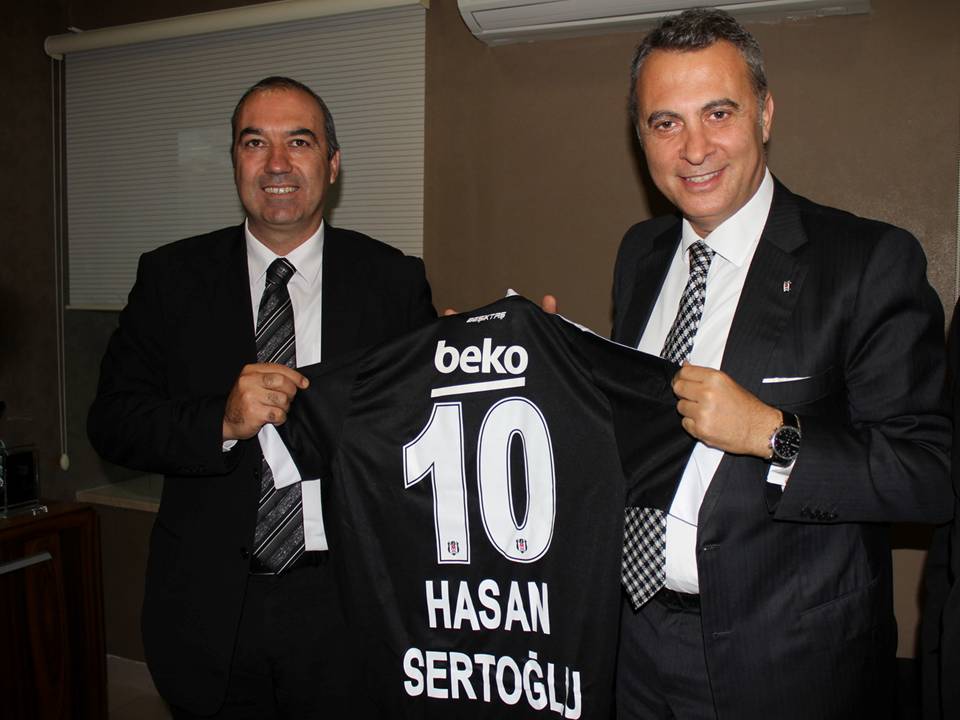 Beşiktaş JK başkanı Fikret Orman'dan KTFF'ye ziyaret