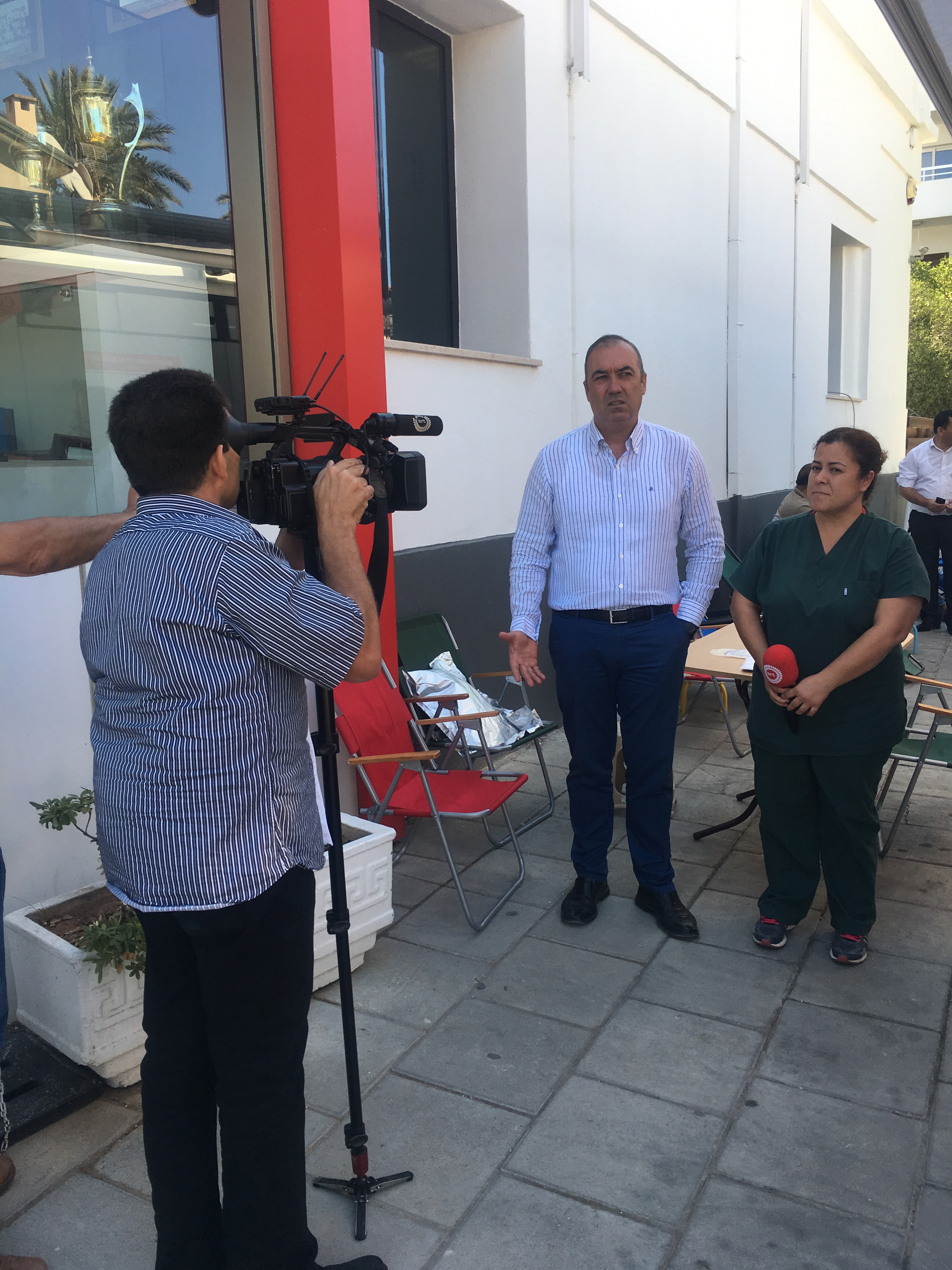 Kan Bağışı Kampanyası'nın İlki KTFF Binası Önünde Gerçekleşti