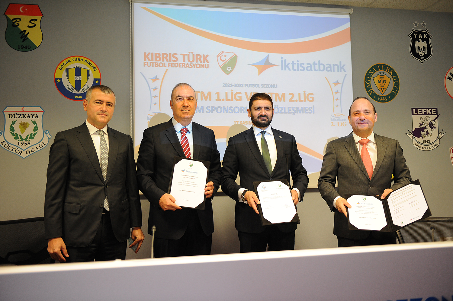BTM Ligleri'nin sponsoru İktisatbank ile protokol imzalandı