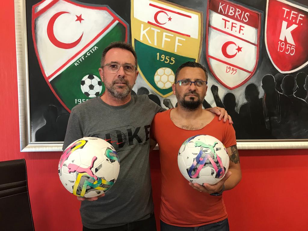 Puma Orbita futbol topları KTFF'ye ulaştı