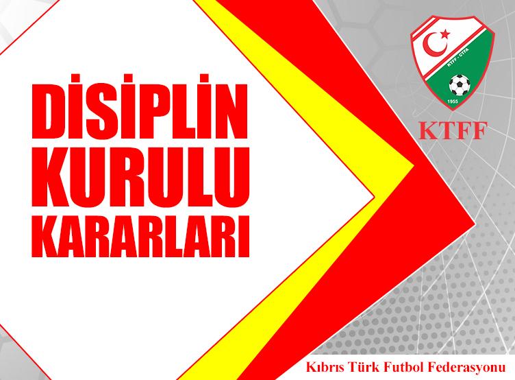 Disiplin Kurulu Kararları 16.08.2022