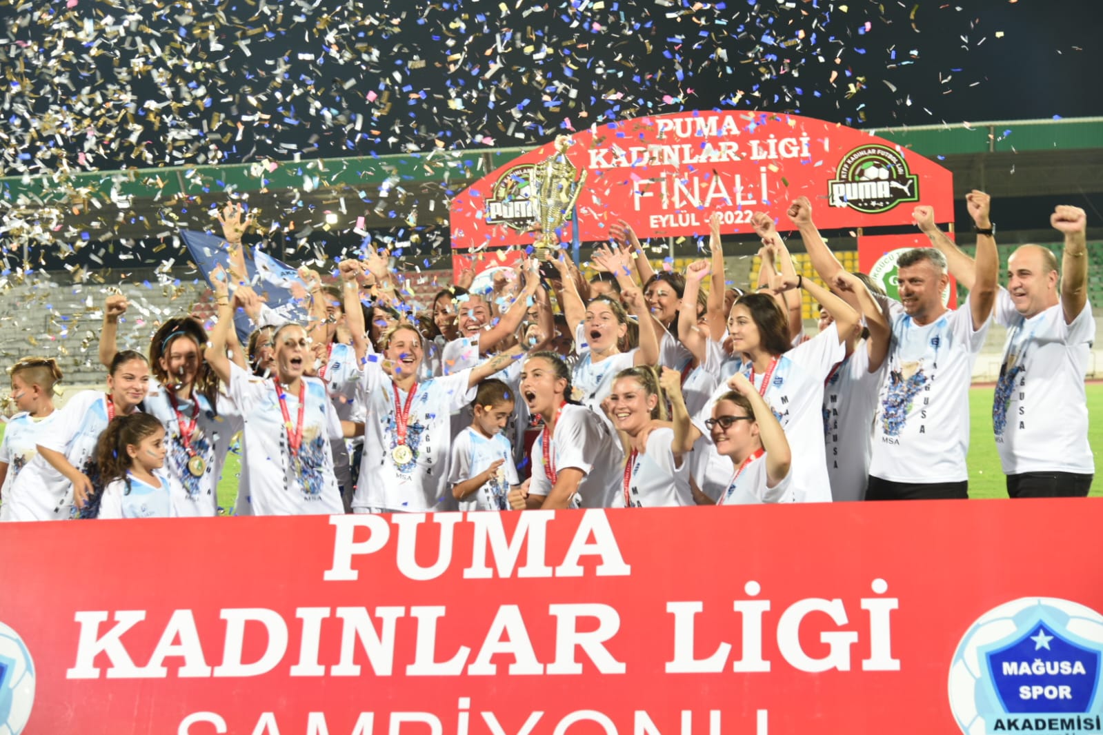 Puma Kadınlar Ligi'nde şampiyon Desly Mağusa Spor Akademisi
