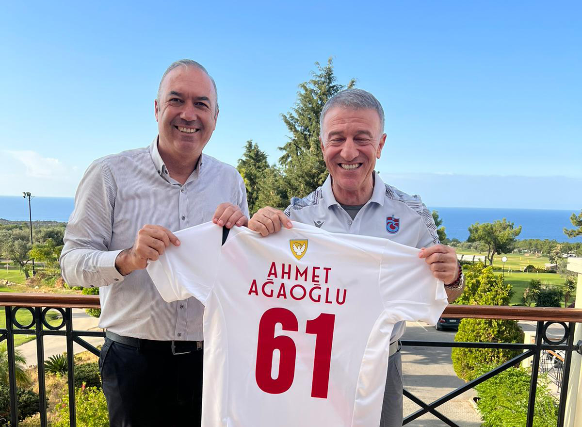 Başkan Sertoğlu, Trabzonspor Başkanı Ahmet Ağaoğlu ile görüştü