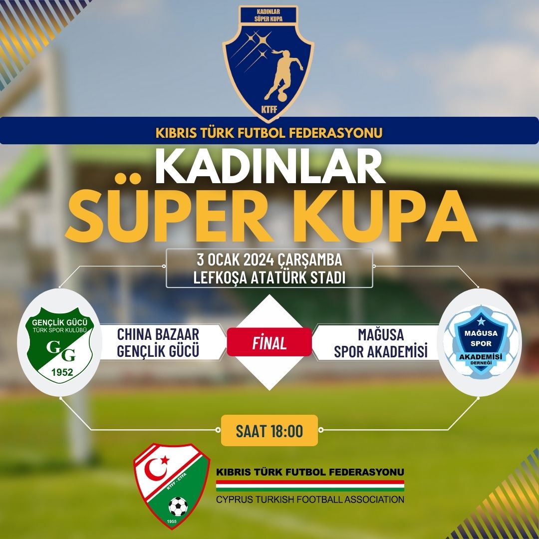 Kadınlar Süper Kupa'da final heyecanı bu akşam yaşanacak