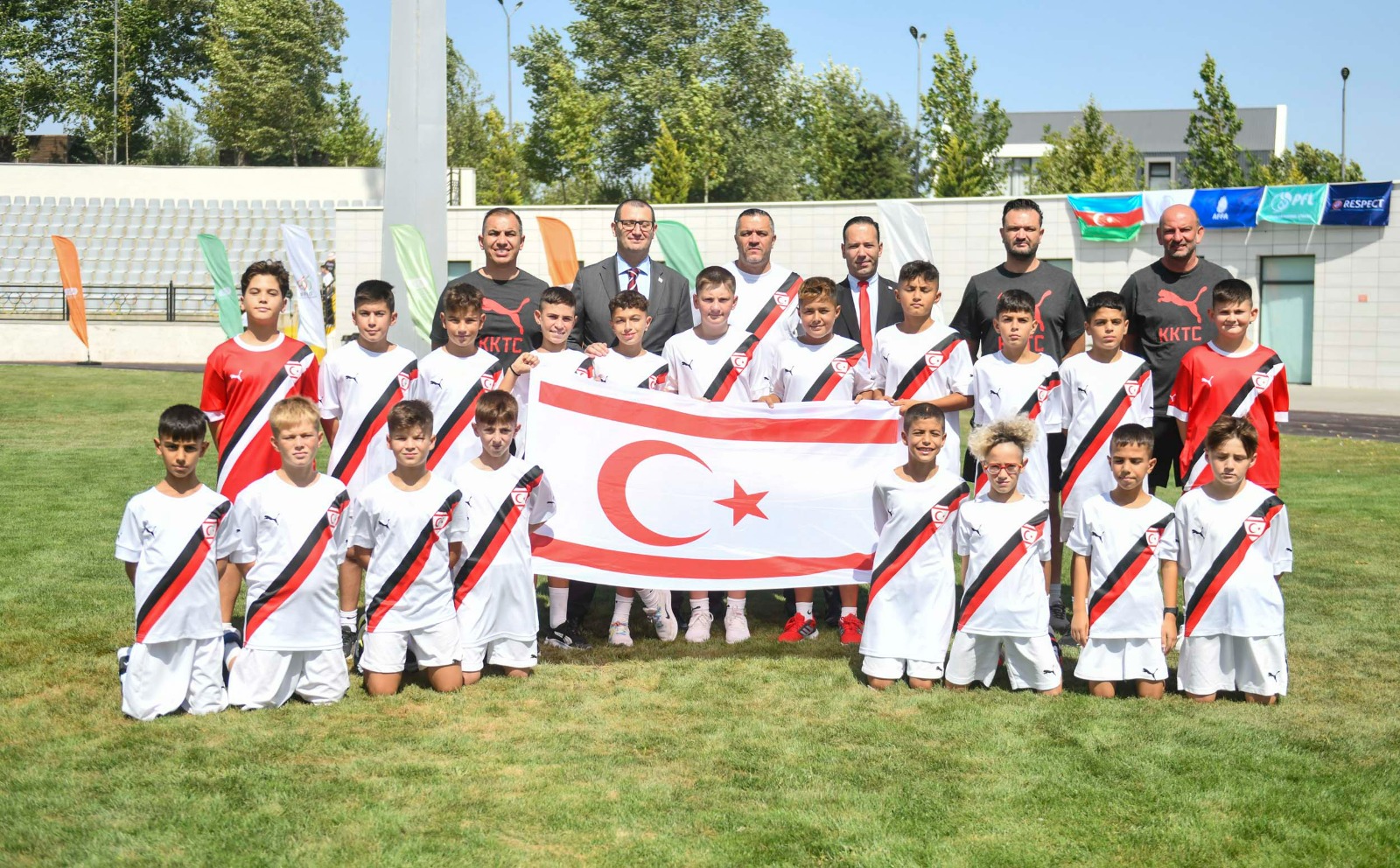 KKTC U12 Milli Takımı Ulduz Cup 2024 açılış törenine katıldı
