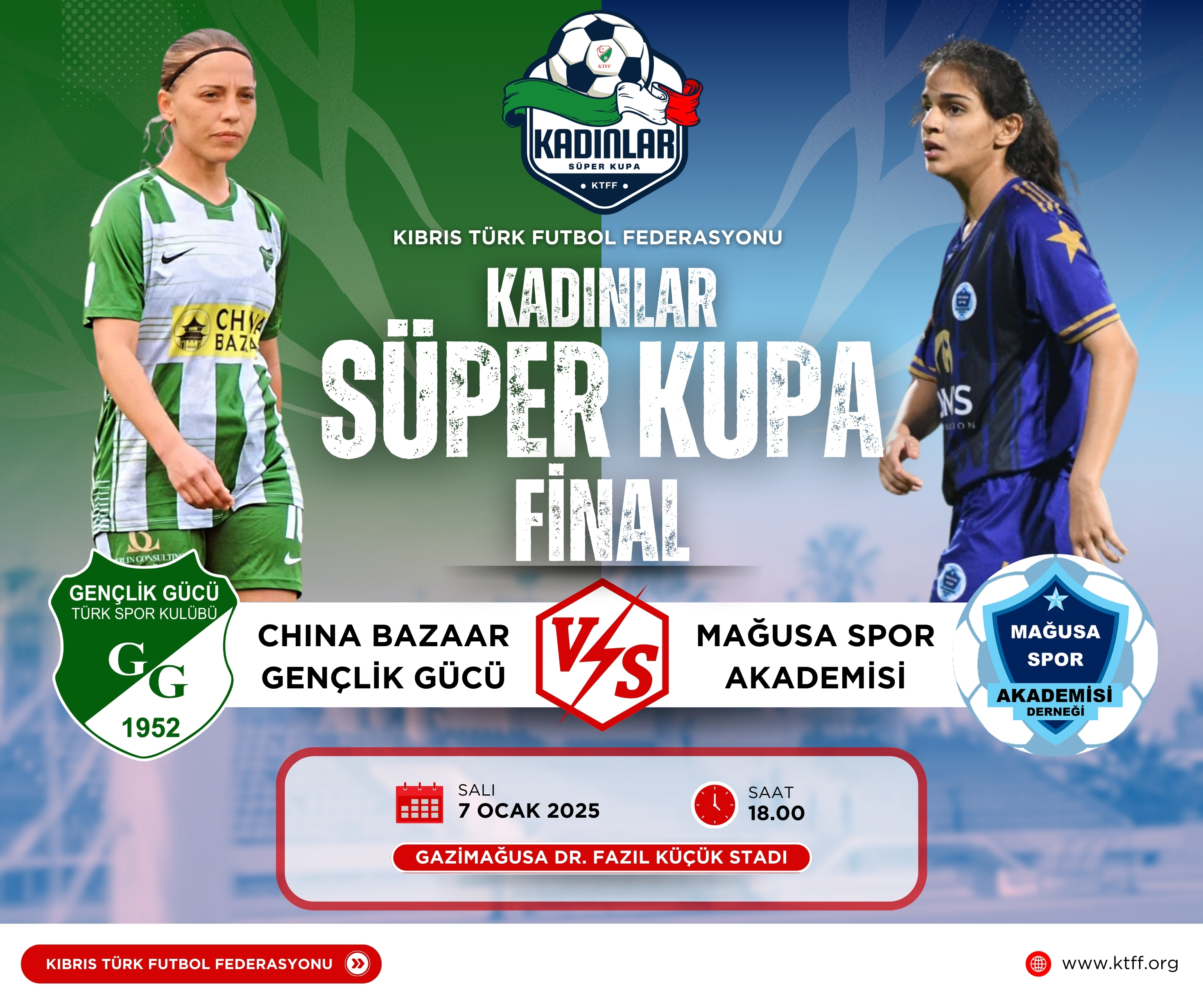 Kadınlar Süper Kupa için sahaya çıkıyor